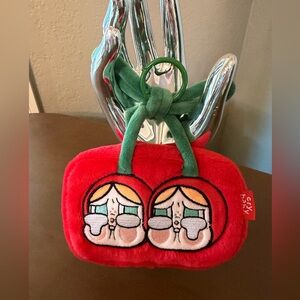 Pop Mart Cry Baby Red Plush Zipper Bag